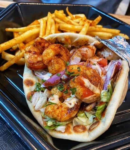 Shrimp Gyro.