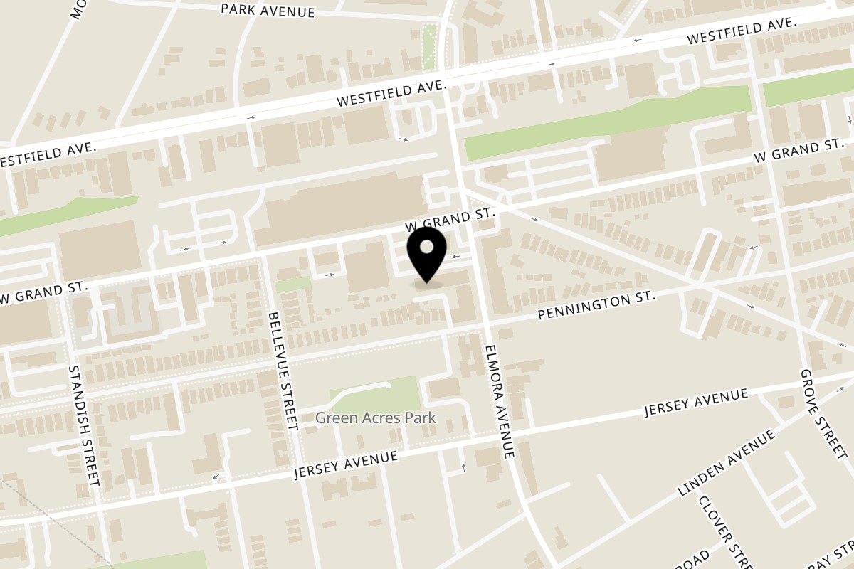 Map showing the location of Hamza & Madina Halal Food Elizabeth on 180A Elmora Ave in Elizabeth