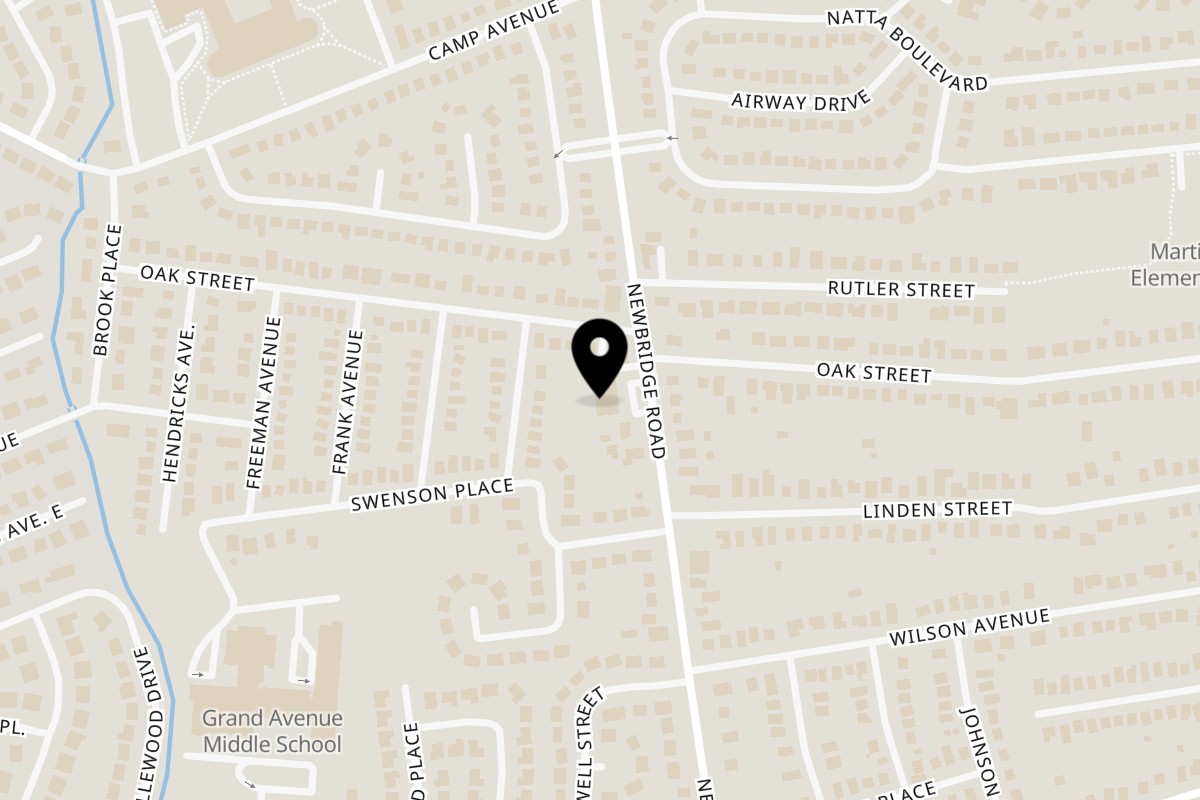 Map showing the location of Hamza & Madina Halal Food Bellmore on 2032 Newbridge Rd in Bellmore